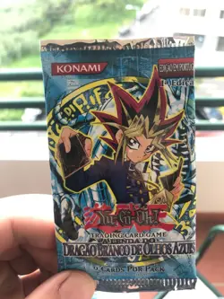 Yu-Gi-Oh Legend Of The Blue Eyes White Dragon, 1st Edition, portuguese 1xbooster - Image 1