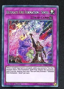 Ultimate Fire Formation - Sinto FIGA-EN021 - Secret Rare - 1st Edition Yugioh - Image 1
