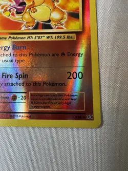 Charizard 11/108 XY Evolutions Reverse Holo Lightly Played Pokemon - Image 3