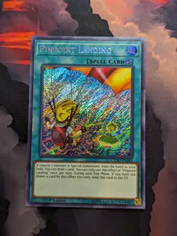 Yugioh Pinpoint Landing CYHO EN081 Secret Rare 1st ED - Image 1
