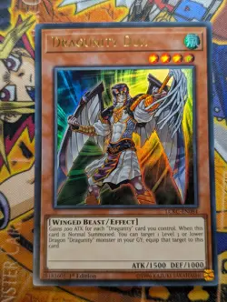 Yugioh Dragunity Dux LCKC-EN084 Ultra Rare 1st Edition - Image 1