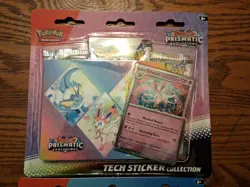 Pokemon TCG Prismatic Evolutions Tech Sticker Collection Glaceon and Sylveon Lot - Image 3