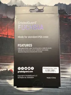 GradedGuard PSA Graded Card Case Guard Protector FUCHSIA Limited Edition NEW - Image 2