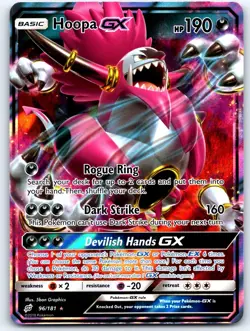 Hoopa GX 96/181 Near Mint SM - Team Up Pokemon Shipnow - Image 1
