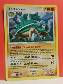 Torterra Lv. 47 11/100 Stormfront Holo Rare Pokemon Card Nintendo 2007 - Image 4