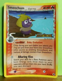 Smoochum EX Dragon Frontiers Stamp 64/101 Foil Pokemon Card Nintendo 2006 - Image 1