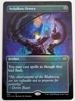 MTG Vedalken Orrery Foil (Borderless) - Double Masters 2022 NM (see description) - Image 1