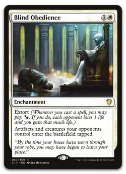 Blind Obedience #57 (NM) Commander 2017 C17 Magic MTG - Image 1
