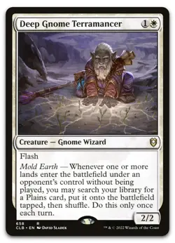 Deep Gnome Terramancer #658 (NM) Baldur's Gate CLB Magic MTG - Image 1