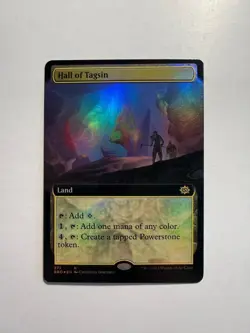 Hall of Tagsin (Extended Art) 371 MTG The Brothers' War Foil - Image 1