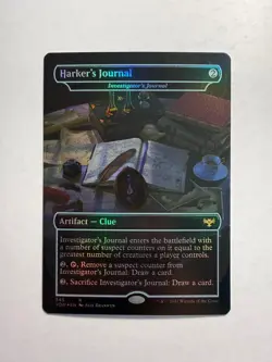 Harker's Journal - Investigator's Journal 345 MTG Innistrad: Crimson Vow Foil - Image 1