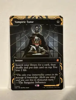 Vampiric Tutor Secrets of Strixhaven: Mystical Archive Regular - Image 1