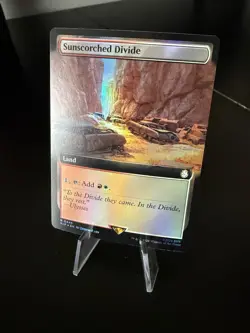 Sunscorched Divide (Extended Art) Universes Beyond: Fallout MTG Foil Near Mint - Image 1