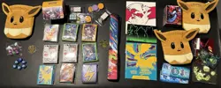 Pokemon TCG Accessories Lot • Player Guides Dice Sleeves Counters Charizard Mat - Image 1