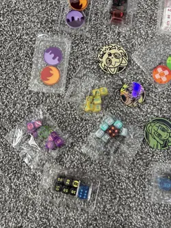 Pokemon TCG Accessories Lot Dice, Counters And Coins - Image 2