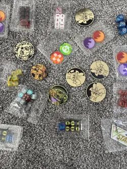 Pokemon TCG Accessories Lot Dice, Counters And Coins - Image 3