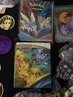 Pokemon TCG Mixed Lot Accessories Coins Dice Detective pikachu & 25th box - Image 5