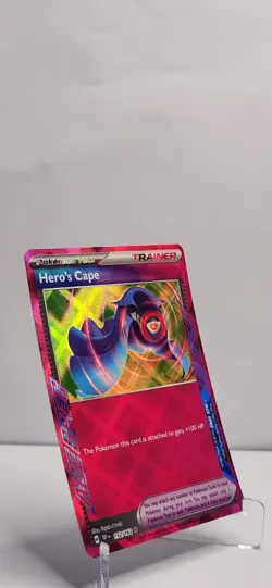 Pokemon Hero’s Cape 152/162 Ace Spec Holo NM – Temporal Forces Trainer Card - Image 2