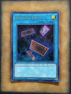 Yugioh Into The Void BLLR-EN074 Ultra Rare 1st Ed LP - Image 1