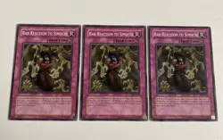 Yugioh - Bad Reaction to Simochi LOD-093 - Common LP/NM X3 - PLAYSET - Image 1