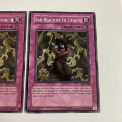 Yugioh - Bad Reaction to Simochi LOD-093 - Common LP/NM X3 - PLAYSET - Image 4