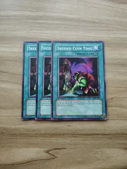 Yu-Gi-Oh! - Second Coin Toss 3X - Full Playset - Rare - LOD-083 - Image 1