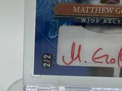 2024 Wild Card 5 Card Draw Stacked Deck Matthew Golden Rookie Auto 2/2 Blue Mojo - Image 2