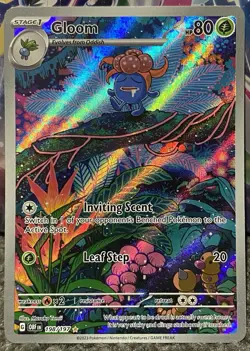 2023 POKEMON OBSIDIAN FLAMES - GLOOM 198/197 CARD MINT/NEAR MINT - Image 1