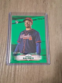 2025 Topps Stadium Club - Drake Baldwin #61 Green Foil /199 (RC) - Image 1