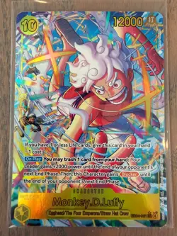 Monkey.D.Luffy () (Alternate Art) Foil SEC Adventure on Kami's Island EB04-061 N - Image 1