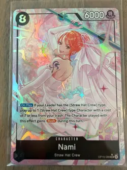 Nami () (Alternate Art) Foil SR Adventure on Kami's Island OP15-086 NM - Image 1