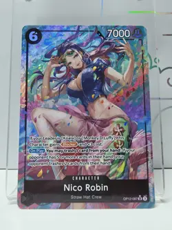 Nico Robin (Alt Art) OP12-087 SR Legacy of the Master ONE PIECE TCG English NM - Image 1