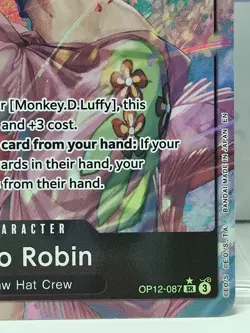 Nico Robin (Alt Art) OP12-087 SR Legacy of the Master ONE PIECE TCG English NM - Image 3