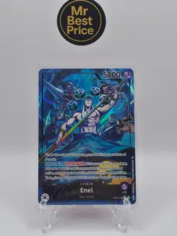 Enel OP15-058 Alt Art Leader Adventures On Kami’s Island One Piece English - NM - Image 1