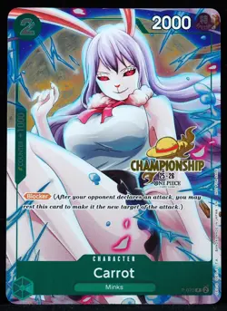 Carrot P-070 Championship NM One Piece Card - Image 1