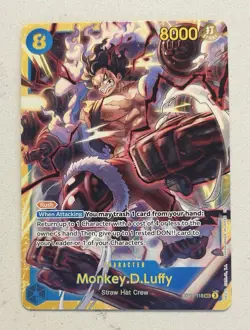 ONE PIECE TCG - Monkey D. Luffy OP11-118 SEC Secret Rare Learn Together - Image 1