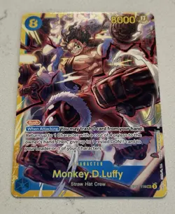 ONE PIECE TCG - Monkey D. Luffy OP11-118 SEC Secret Rare Learn Together - Image 2