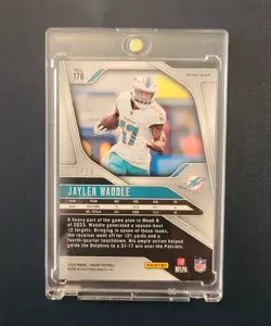 2024 Panini Prizm - Jaylen Waddle #178 Red Shimmer Prizm /35 - Image 2
