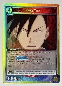 Union Arena TCG: FMA: Ling Yao - UE09BT/FMA-1-026 R 2025 Fullmetal Alchemist - Image 2