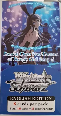 Weiss Schwarz EN Rascal Does Not Dream Of Bunny Senpai Packs - Image 2
