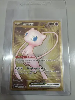 Pokemon TCG Mew EX 151 Gold Promo Metal Scarlet & Violet 205/165 - Image 1