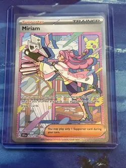 Pokemon TCG Miriam 251/198 Scarlet And Violet Base Special Illustration Rare NM - Image 1