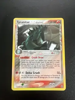 2005 TYRANITAR ( DELTA SPECIES) 16/113 Delta Species Holo Rare Vintage - Image 1