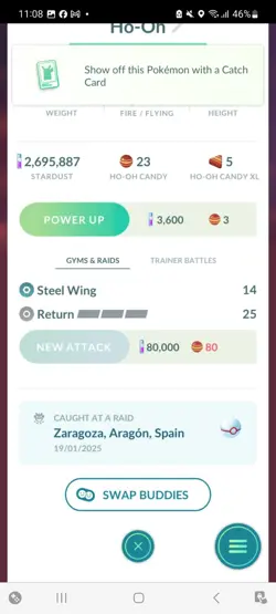 Pokemon Go Legendary Shiny Ho-Oh ( Purified ) - Image 4