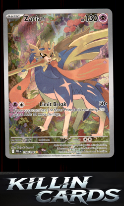 Zacian - 100/094 100/094 Pokemon Illustration Rare ME02: Phantasmal Flames Card - Image 1