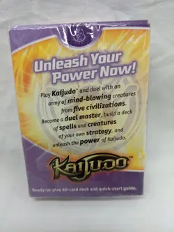 Lot Of (2) Kaijudo Fire And Dark 40 Card Decks Sealed - Image 3