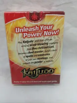 Lot Of (2) Kaijudo Fire And Dark 40 Card Decks Sealed - Image 5