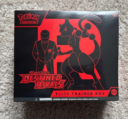 Pokemon TCG Destined Rivals ETB Elite Trainer Box Sealed In Hand - Image 1