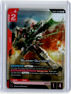 Gundam Card Game Newtype Rising Buster Gundam GD01-046 LR - Image 1