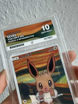 ACE 10 Eevee 287/SM-P | Munch Scream Pokemon Card Japanese - Image 2